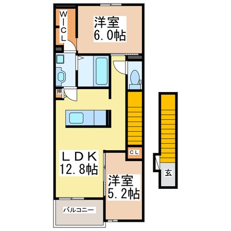 ARMAGNAC　Aの物件間取画像